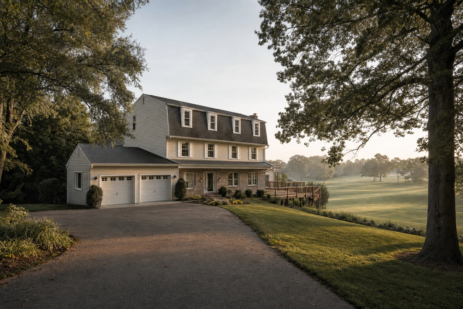 1523 Eton Way, Crofton MD — Dutch Colonial backing onto a golf course